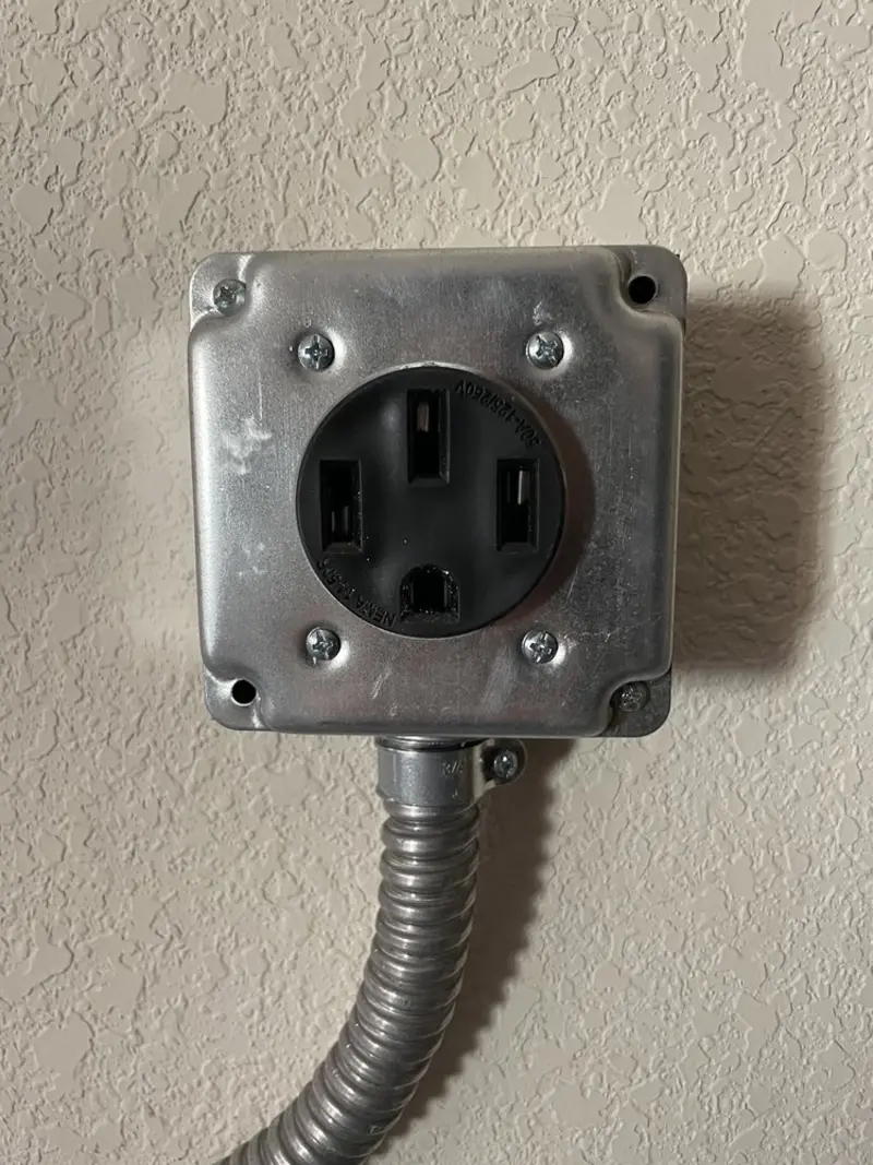 NEMA 14-50 outlet installed for Smart Home Electrical in King City